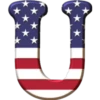 Letras de USA 25