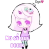 Krys
No SÉ QUË
DECIR