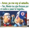 - Amor, ya me voy al estadio.
Ten, llévate tus ojos llorosos por
si vuelve a pasar la tragedia...
DEPORTIVO
+
CRUZ AZUL
MEXICO
Clau