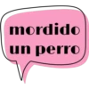 mordido
un perro