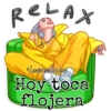 RELAX ZambranoSticker Hoy toca flojera