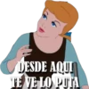 DESDE AQUI
TE VE LO PUTA