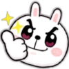 Cheer Rabbit Emoji 17