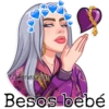 Zambrano Sticker Besos bebé
