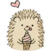 STICKERS ERIZOS 3 22