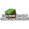 Estoy viendo karmaland
cuando acabé de contestó