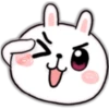 Cheer Rabbit Emoji 26