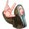 Billie Eilish cartoon 7