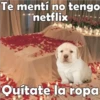 Te mentí no tengo
netflix
Quitate la ropa
