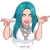 Billie Eilish cartoon 17