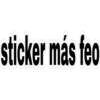 sticker más feo