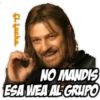 امسال
NO MANDIS
ESA WEA AL GRUPO