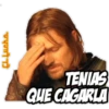 O
उपग्रे
TENIAS
QUE CAGARLA