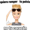 quiero romper tu pelvis
no tu corazón