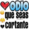 ❤ODIO
que seas
❤Cortante
Viislegte