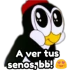 A ver tus
senos, bb!