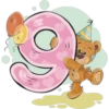 Teddy Números 8