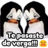 Te pasaste
de verga!!!