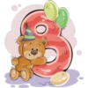Teddy Números 10