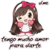 dme
tengo mucho amor
para darte