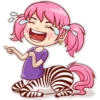 zebra girl 3