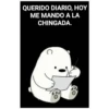 QUERIDO DIARIO, HOY
ME MANDO A LA
CHINGADA.