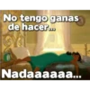 No tengo ganas de hacer... Padrona ni pendeja simplenicntaujoje Nadaaaaaa...