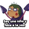 Soy una niña y
foca a la vez