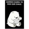 QUERIDO DIARIO, YO
DIGO QUE CHALE.
00