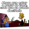 Ahora que estoy
a punto de irme,
creo que ya puedo
decírtelo