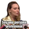 Soy una persona profesional