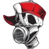 Calaveras con mascarillas 9