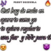 FREDY BRIZUELA
Qué hay de malo en
quererte como yo
te quiero regalarte
una flor y voir pare th
