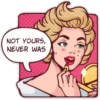 NOT YOURS,
NEVER WAS
M.