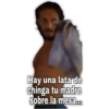Hay una lata de
chinga tu madre
sobre la mesa.