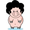 Afro Pig 13