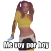 Me voy por hoy