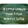 A LITTLE LONGER THAN A FEW MiNuTes LaTER