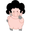 Afro Pig 17