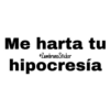 Me harta tu
@ZambranoSticker
hipocresía