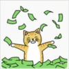 Наклейка кошка 6