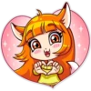 Niña gato kawaii 7