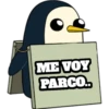 ME VOY PARCO..