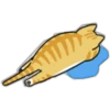 Наклейка кошка 8