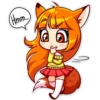 Niña gato kawaii 9