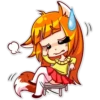 Niña gato kawaii 11