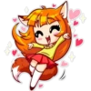Niña gato kawaii 12