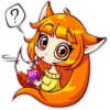 Niña gato kawaii 14