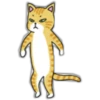 Наклейка кошка 13