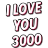 I LOVE
YOU
3000